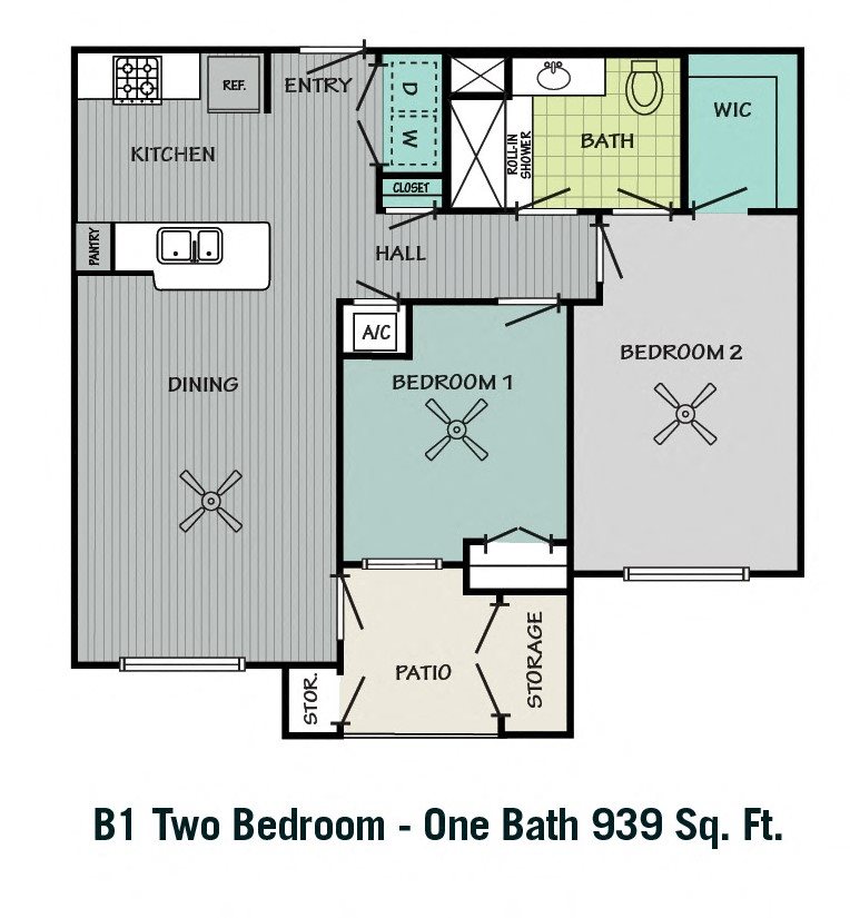 Floor Plans of La Stella Apartments in Edinburg, TX